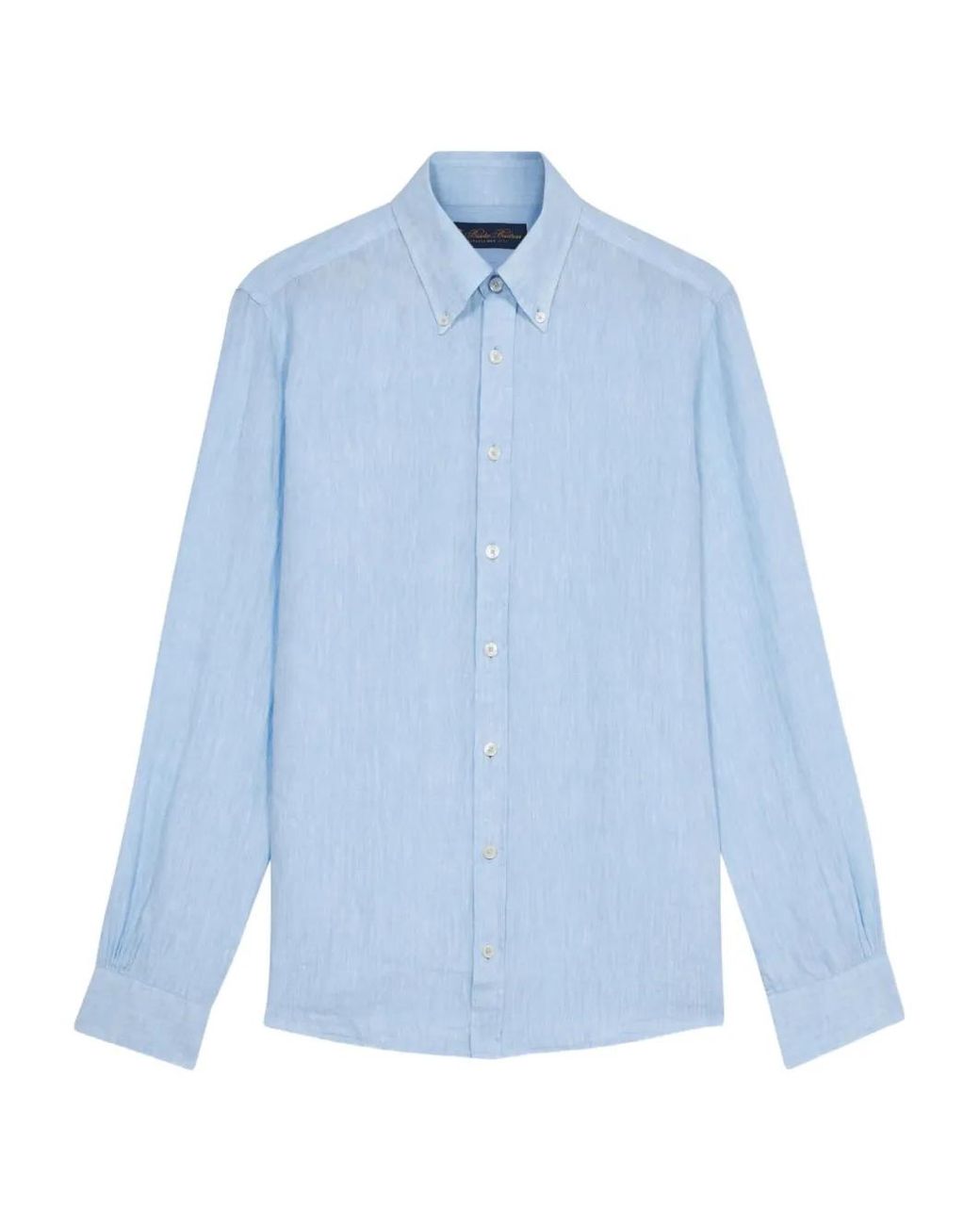 Brooks Brothers Blue Linen Shirt for men