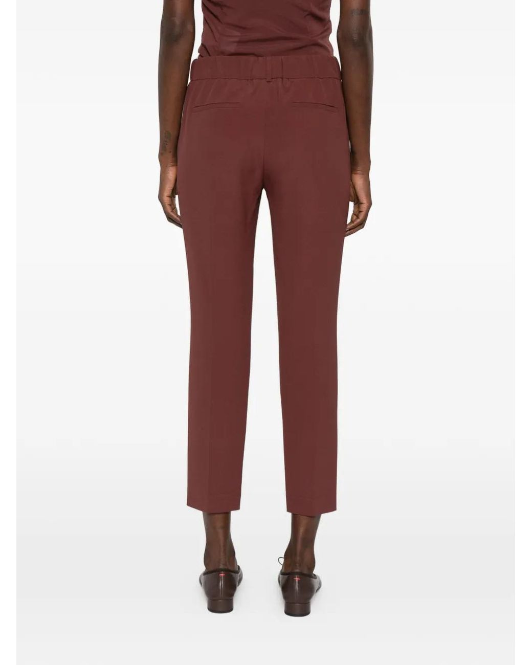 Brunello Cucinelli Silk And Acetate Crêpe Cady Tailored Jogger Trousers