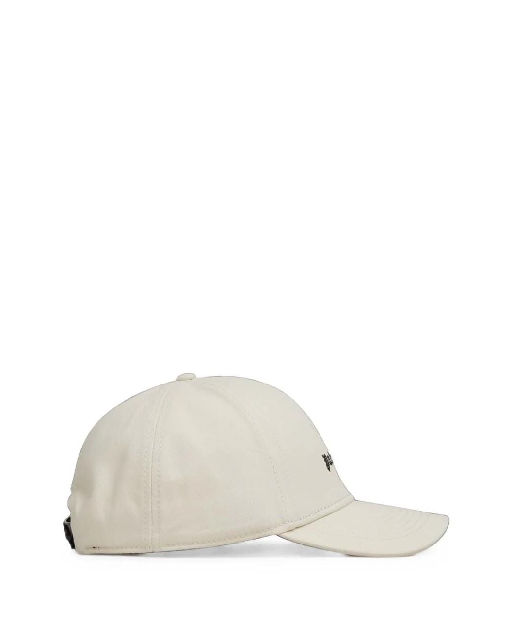 Palm Angels White Casquette À Logo Brodé for men