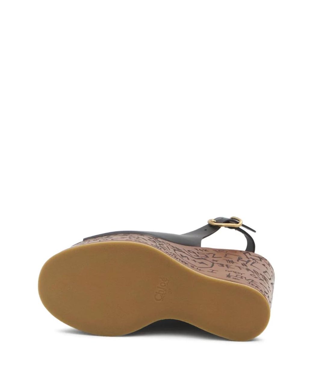 Chloé Brown 13Mm Maxime Sandals