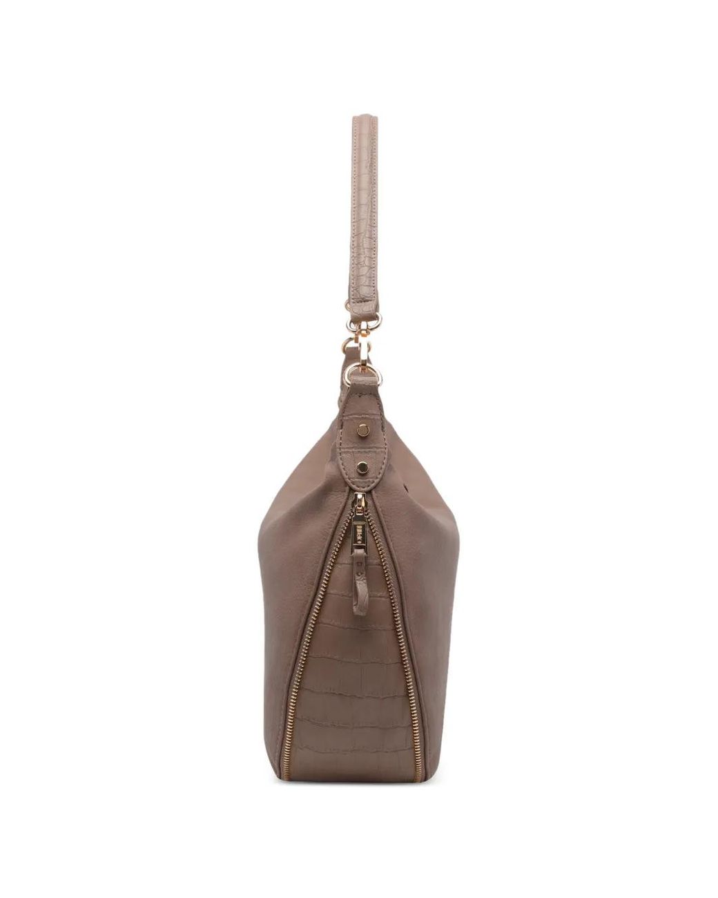 Liu Jo Brown Sac Cabas À Fermeture Zippée