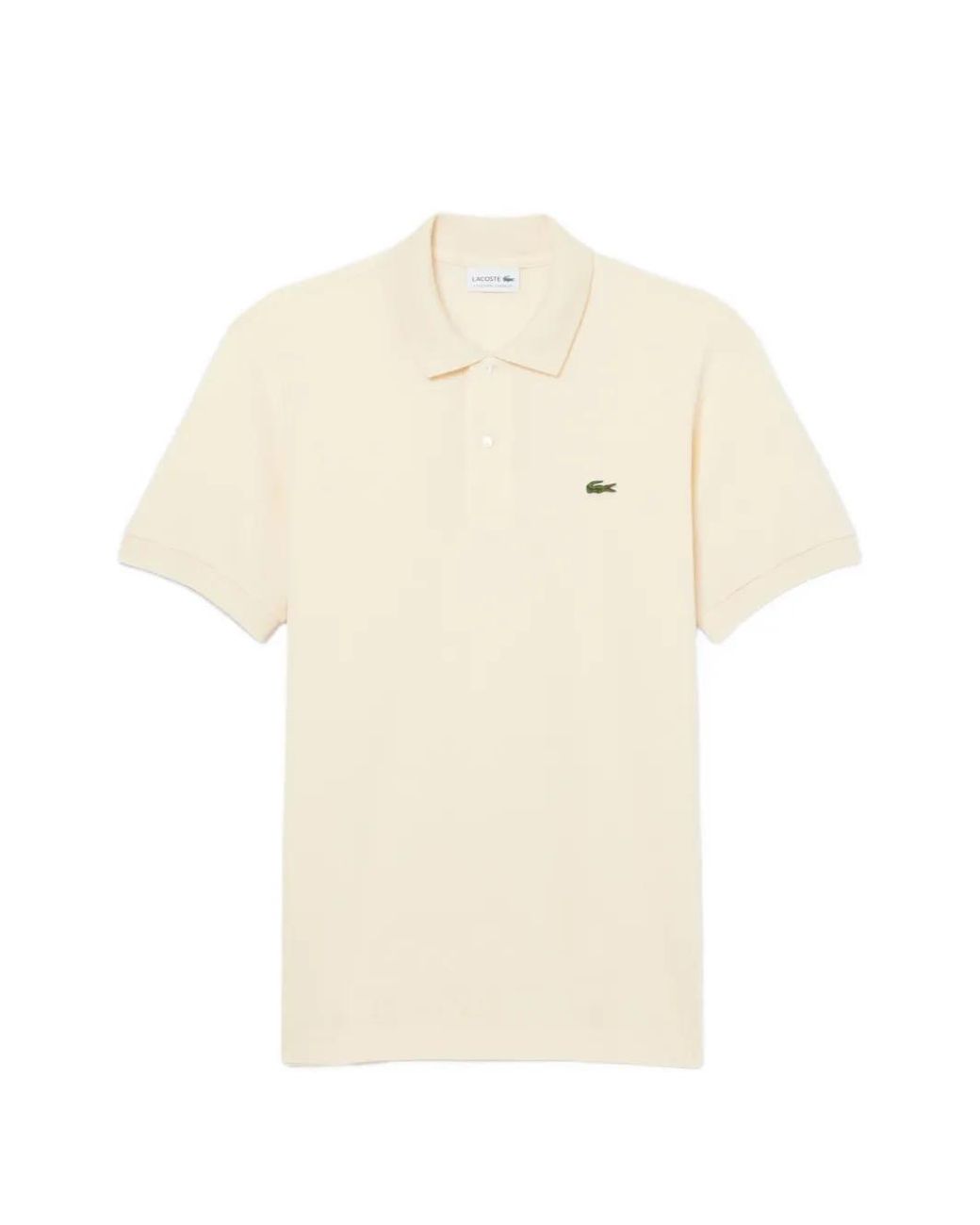 Lacoste White Classic Fit L.12.12 Light Piqué Polo for men