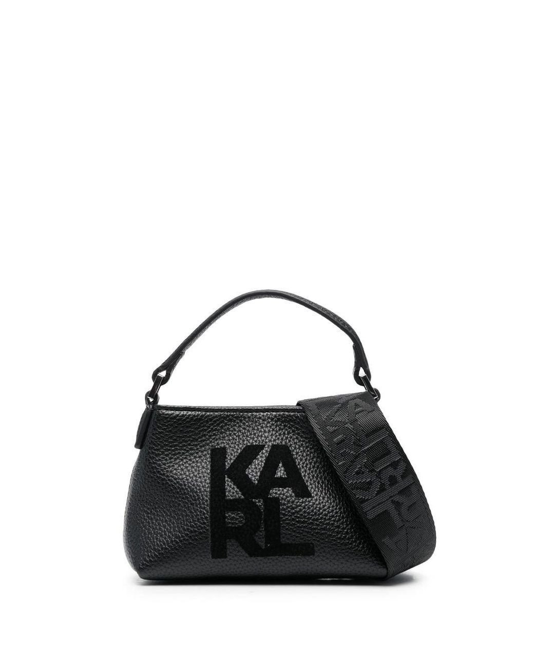 Karl Lagerfeld Mini K/athleisure Leather Tote Bag in Black | Lyst Australia