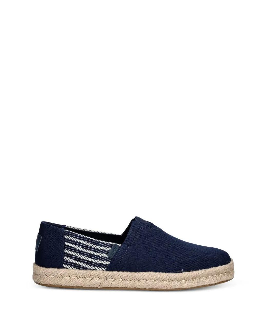 Espadrilles A Righe di TOMS in Blue da Uomo