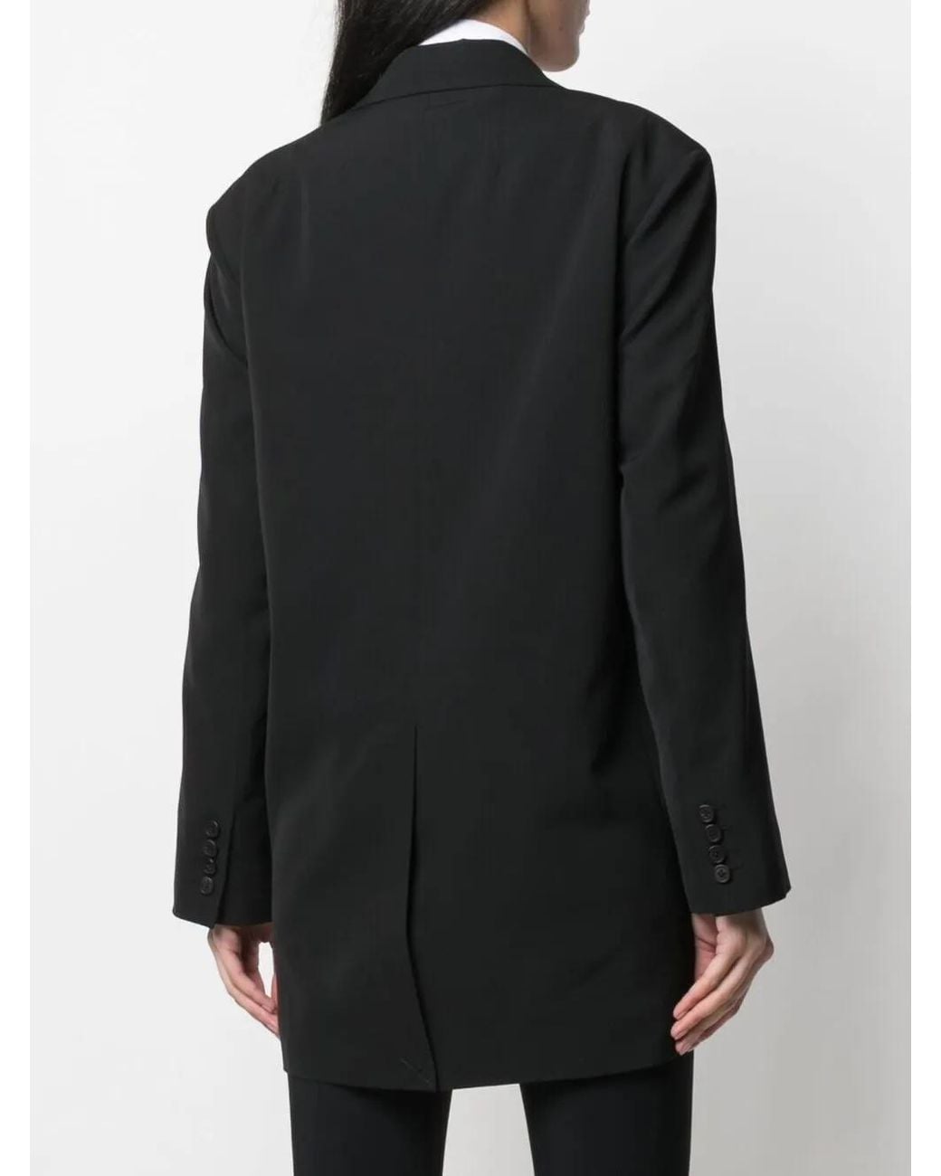 The Row Black Obine Single-Breasted Blazer