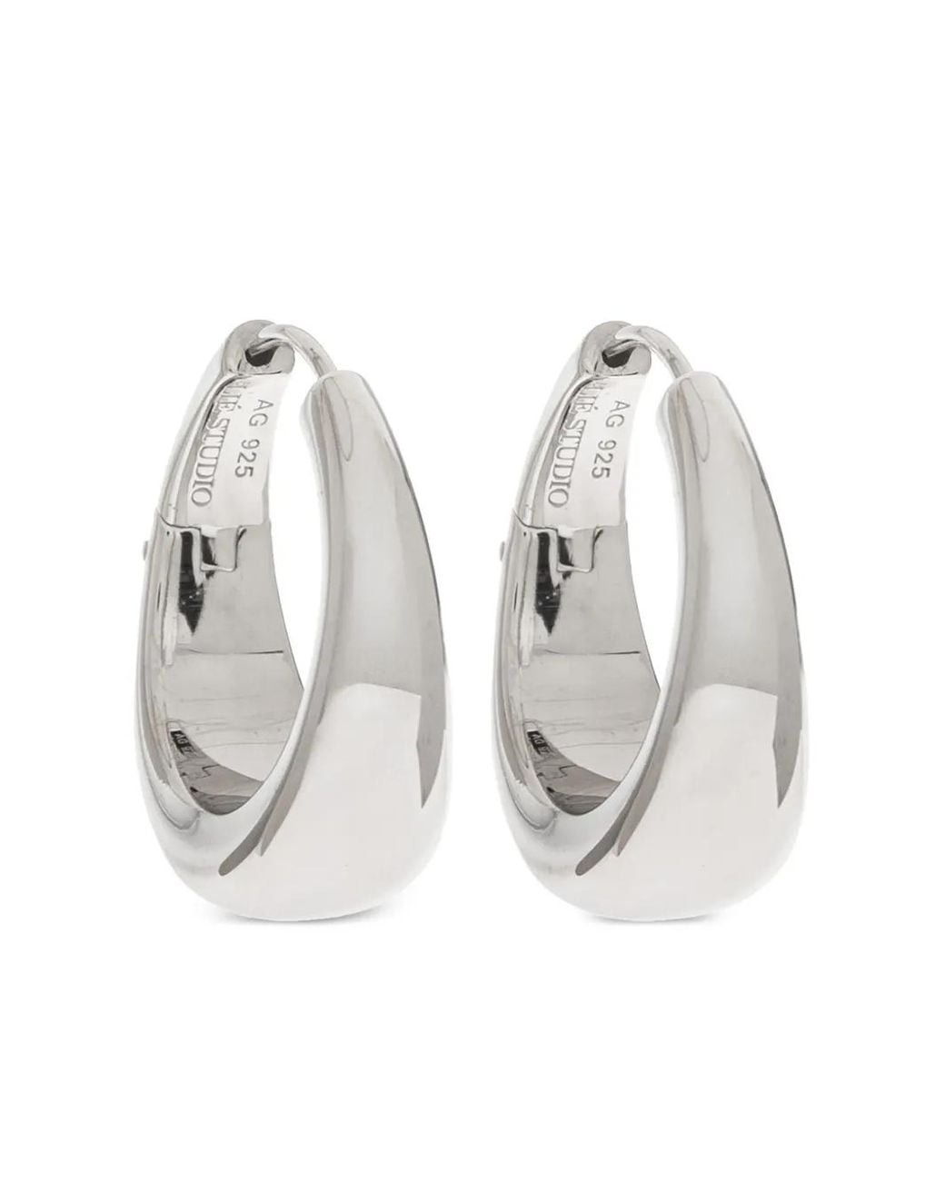 Pendientes The Andrea LIE STUDIO de color White