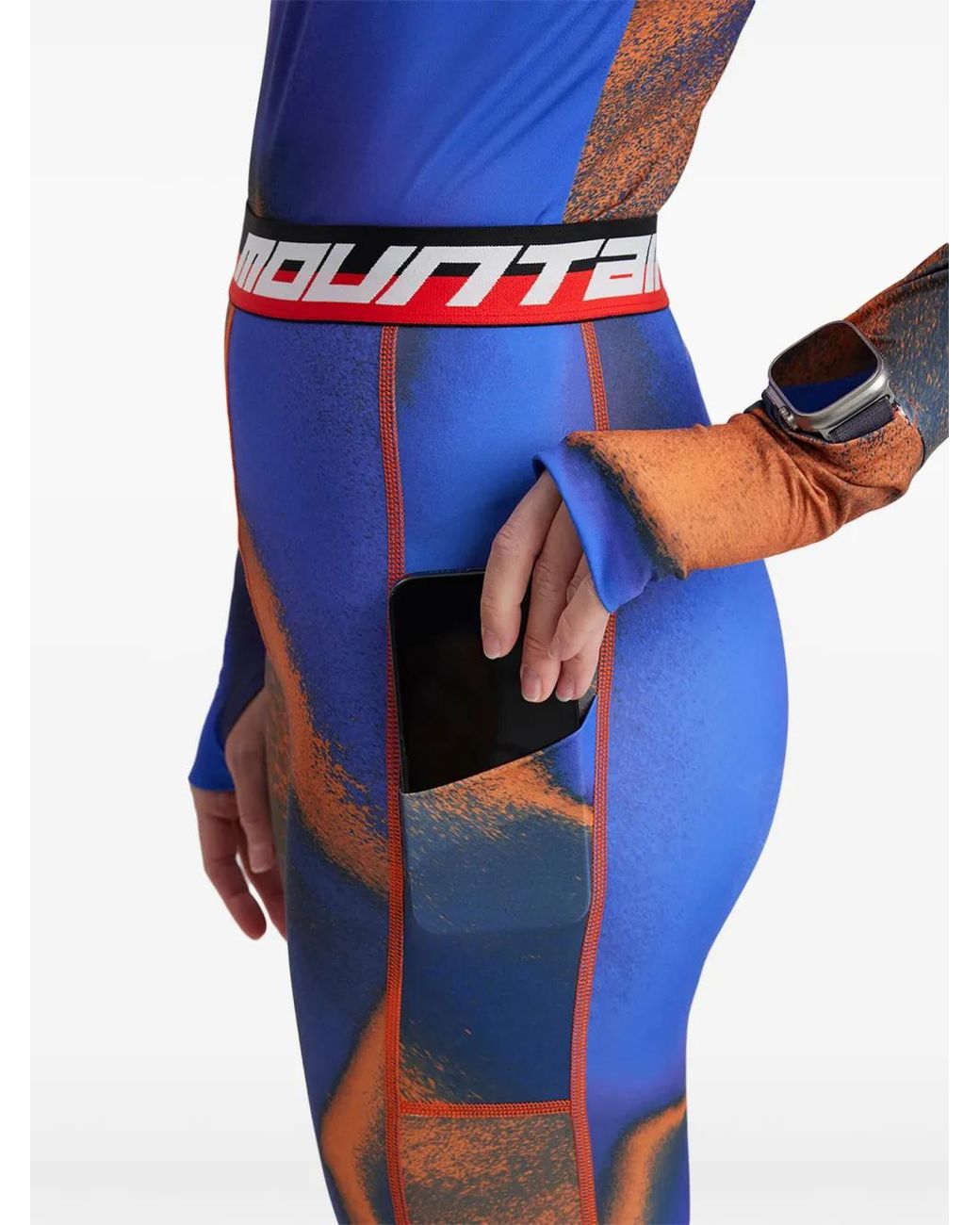 Aztech Mountain Blue Next To Skin Ski Performance Leggings