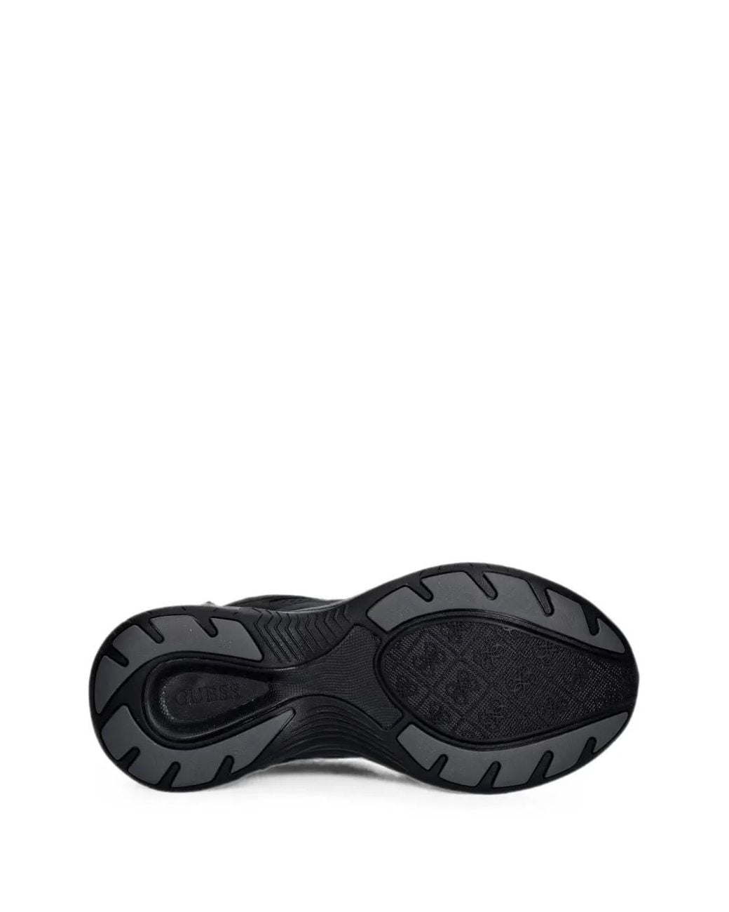 Guess Black Squan Faux Leather Sneakers for men