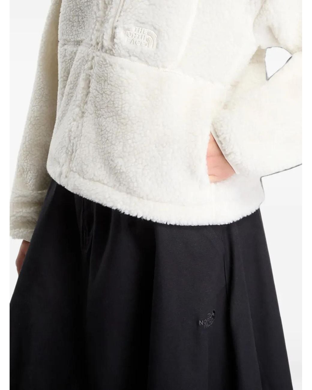 The North Face White Extreme Pile 2 Jacket