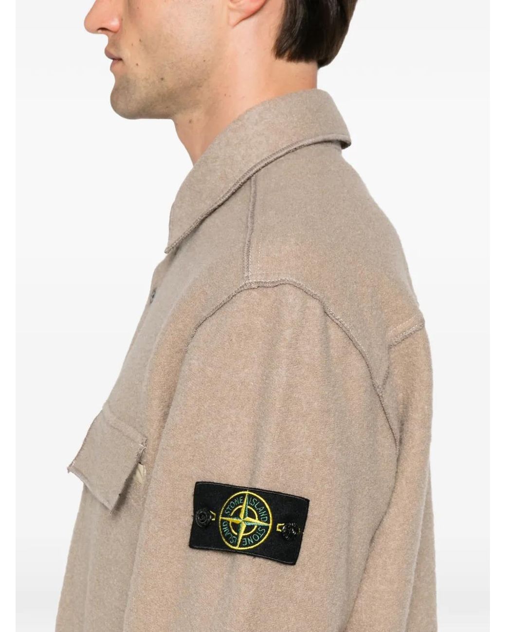 Stone Island Natural 1200034 Overshirt for men