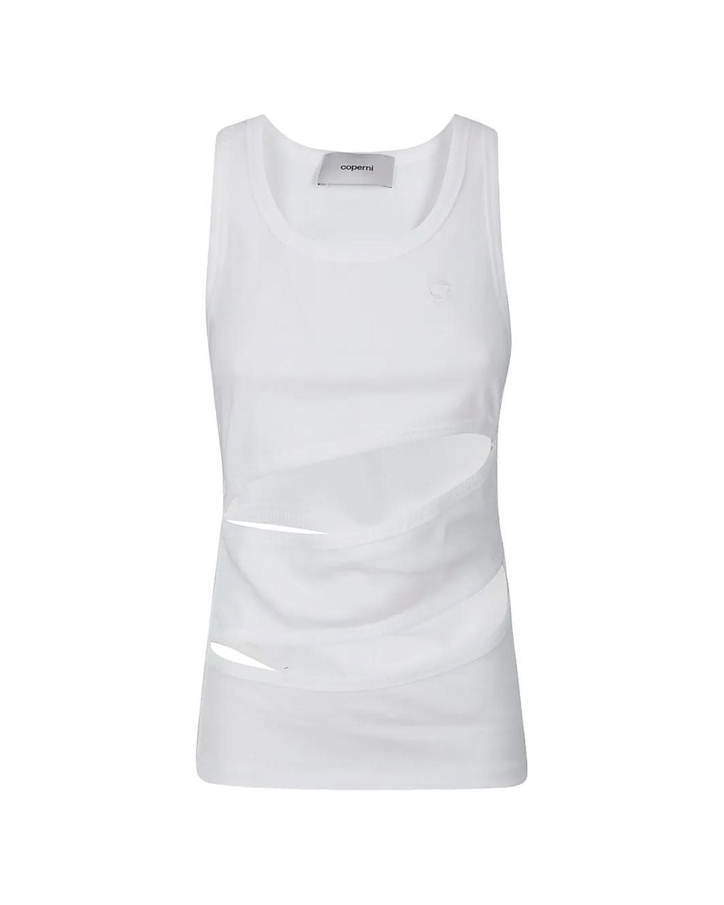 Coperni White Cotton Top