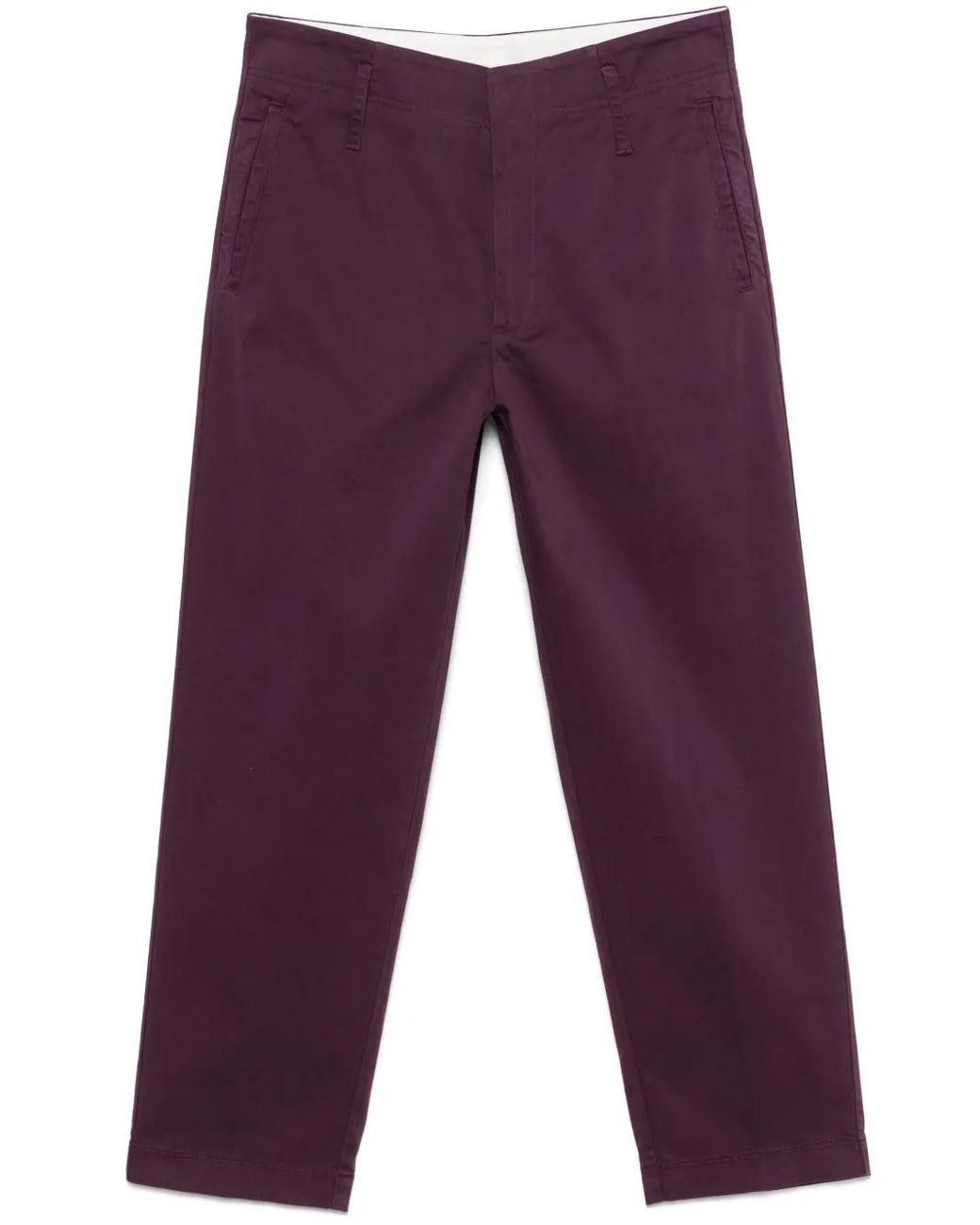 Forte_forte Purple Cropped Trousers