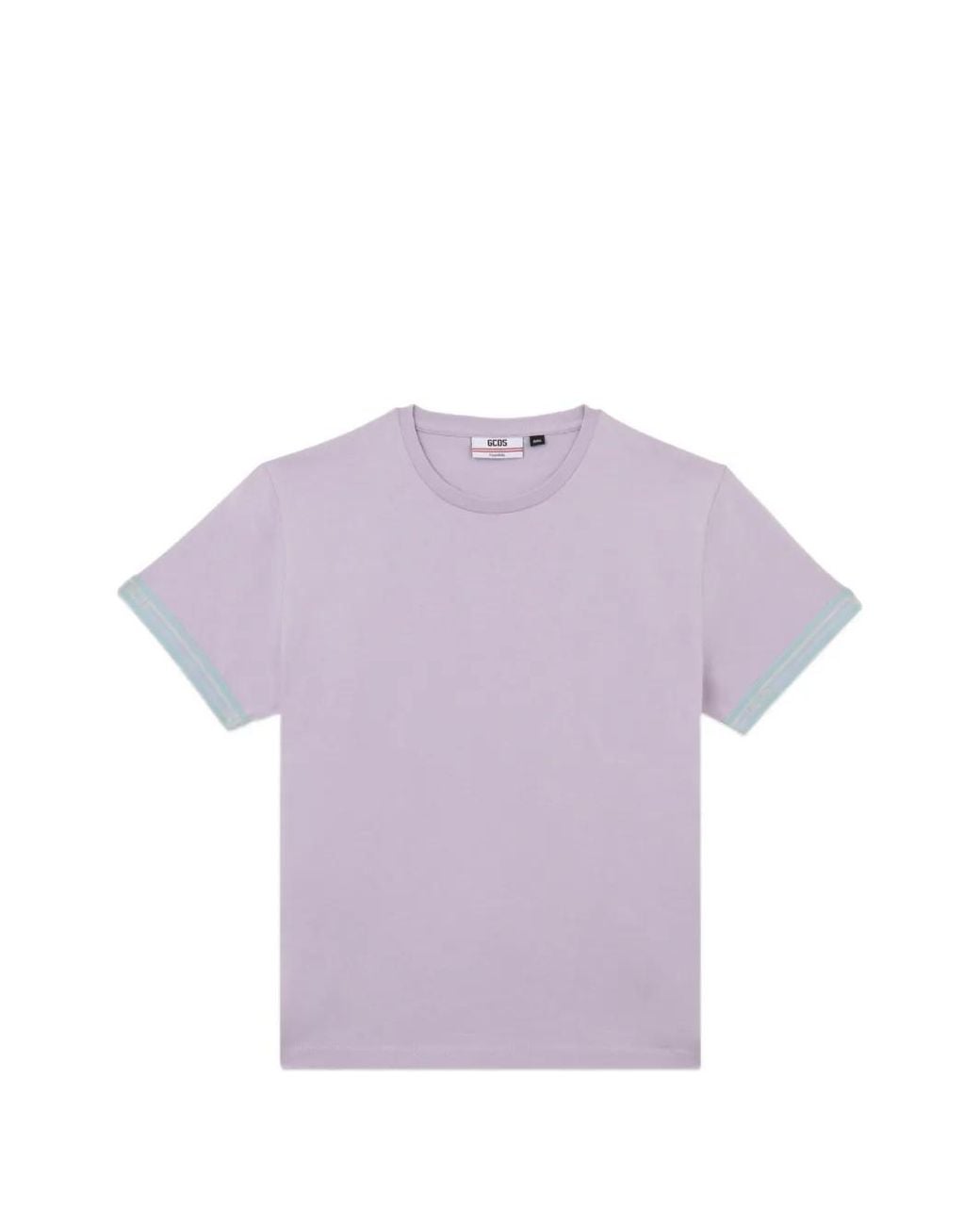 Gcds Purple Crew-Neck T-Shirt