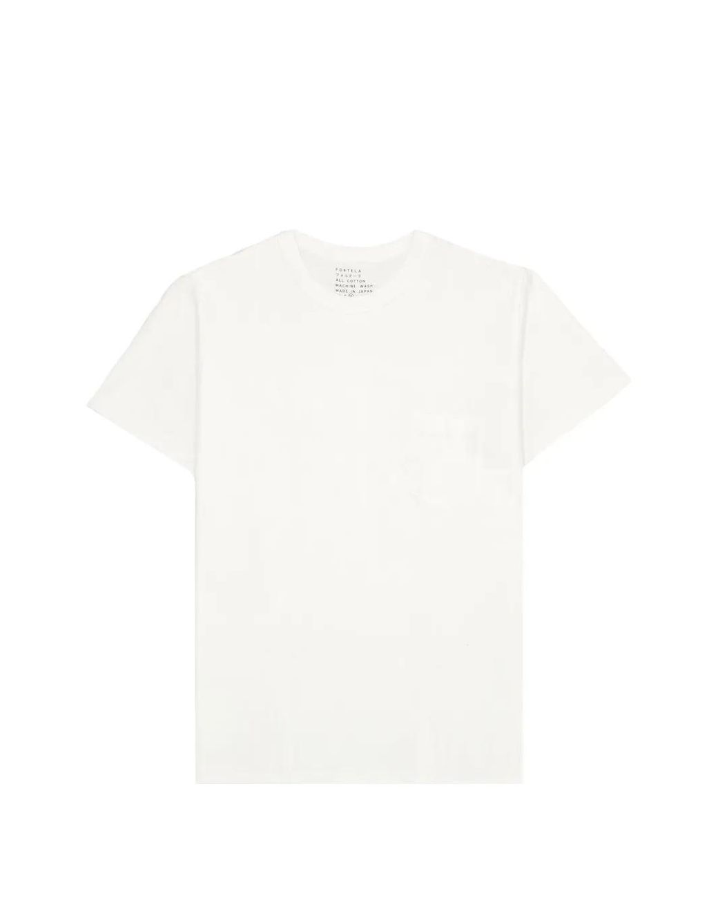 Fortela White Crew-Neck T-Shirt (Set Of Two) for men