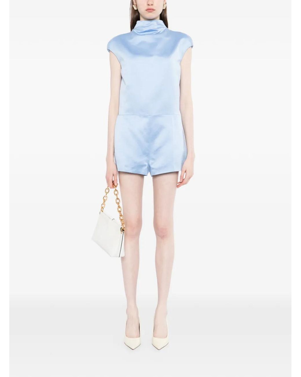 Tom Ford Blue Short Jumpsuit