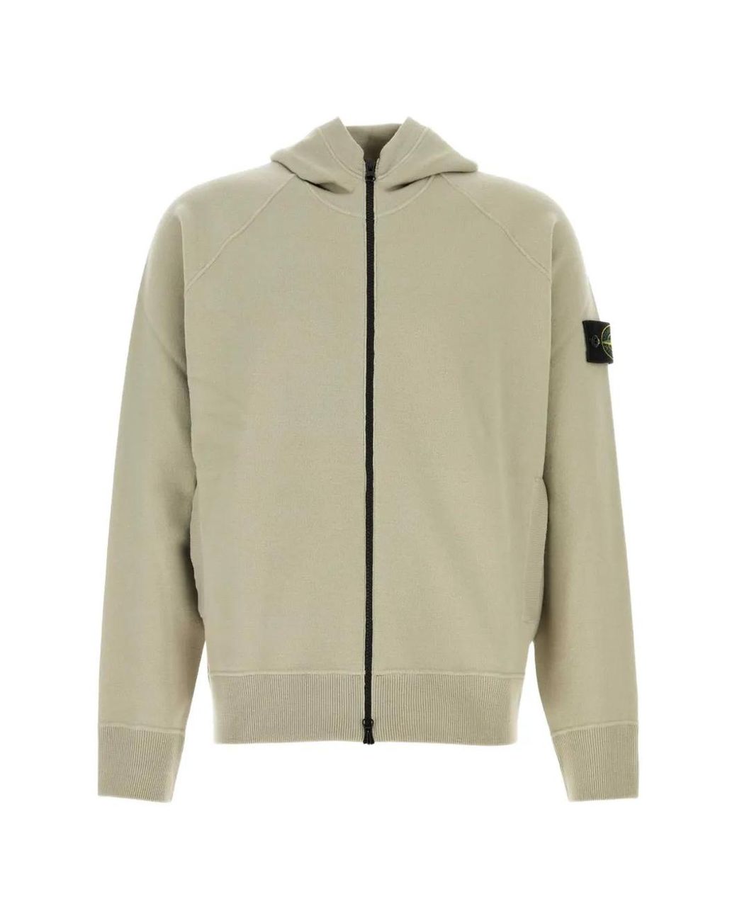 Stone Island Natural 5100062 Stretch Rws Wool Sweater for men