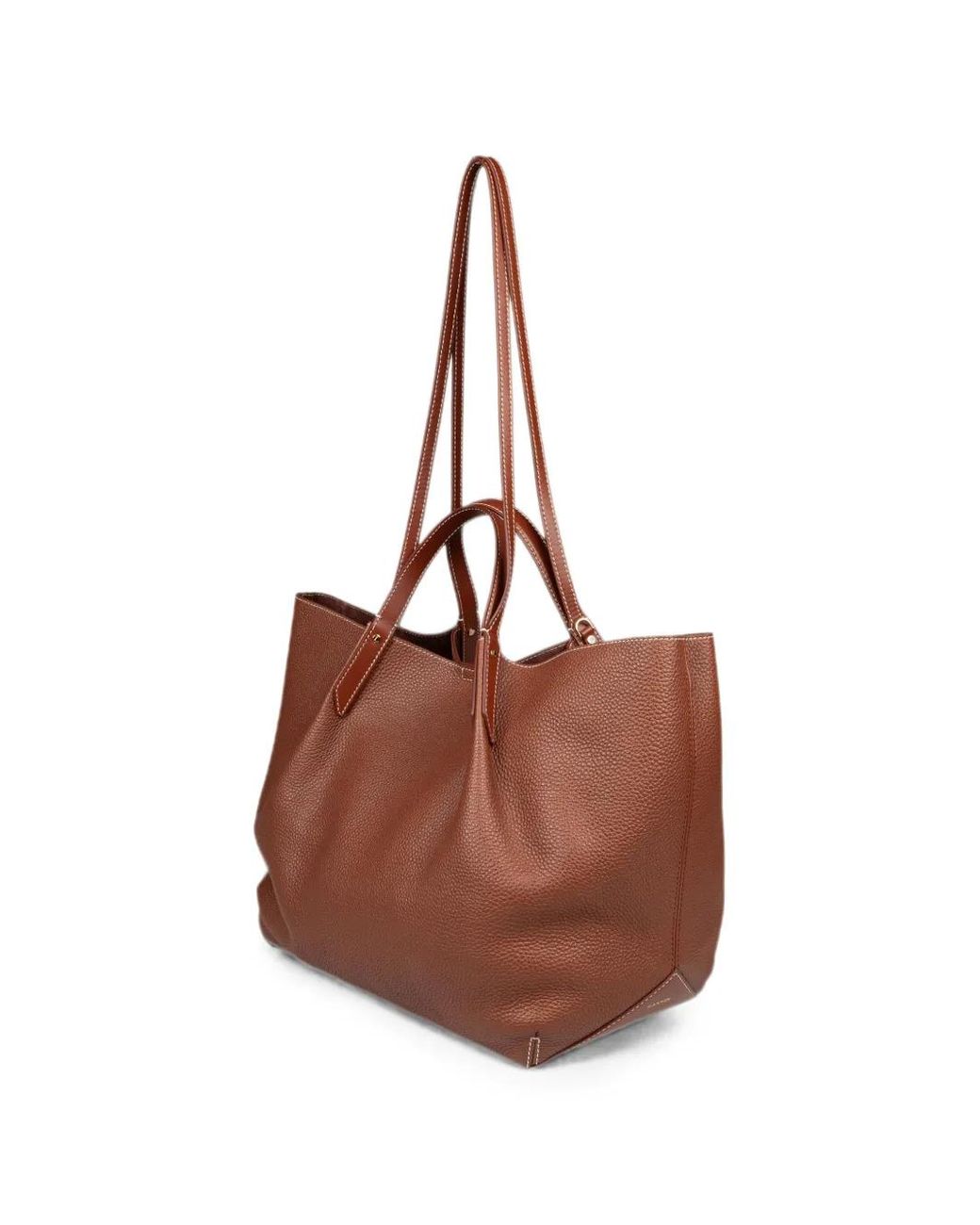 Lanvin Brown Catch Tote Bag