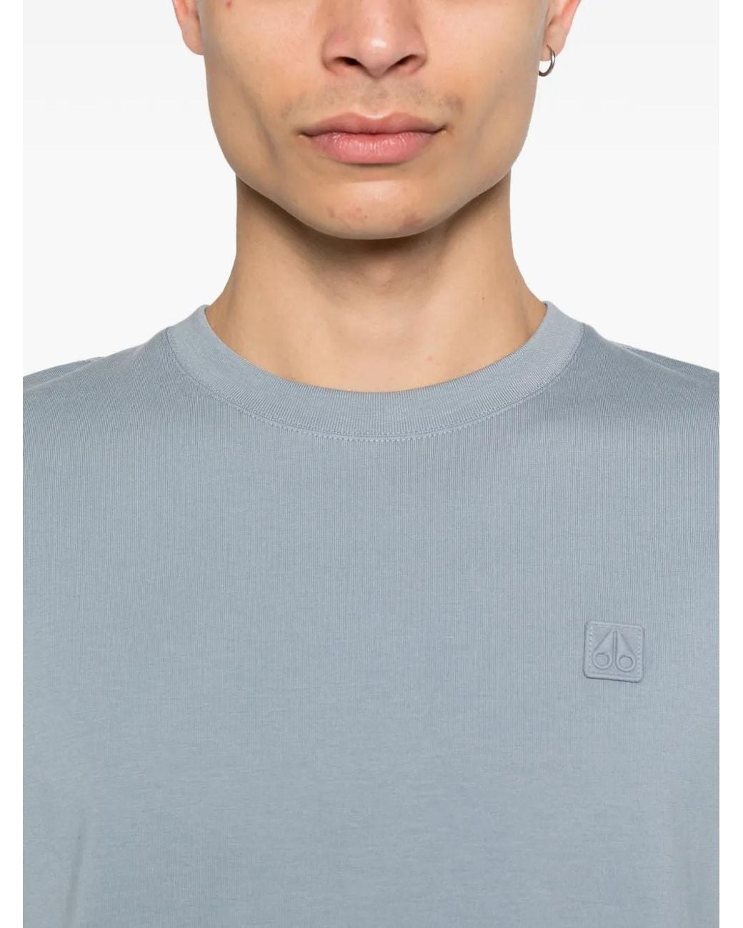 Camiseta Duluth Con Logo Moose Knuckles de hombre de color Blue