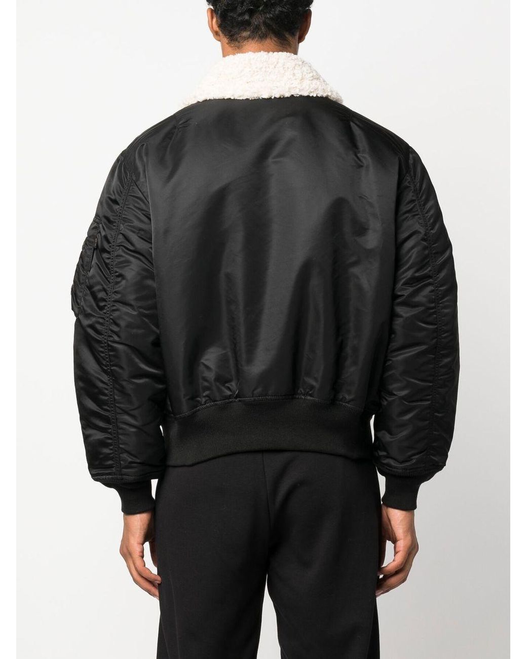 ジャケット・アウター 00s NEIL BARRETT archive ma-1 blouson Neil Barrett X Alpha Industries Ma-1 Bomber Jacket in Black for