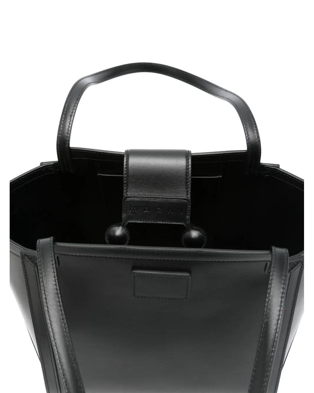 Marni Black Mini Riviera Tote Bag