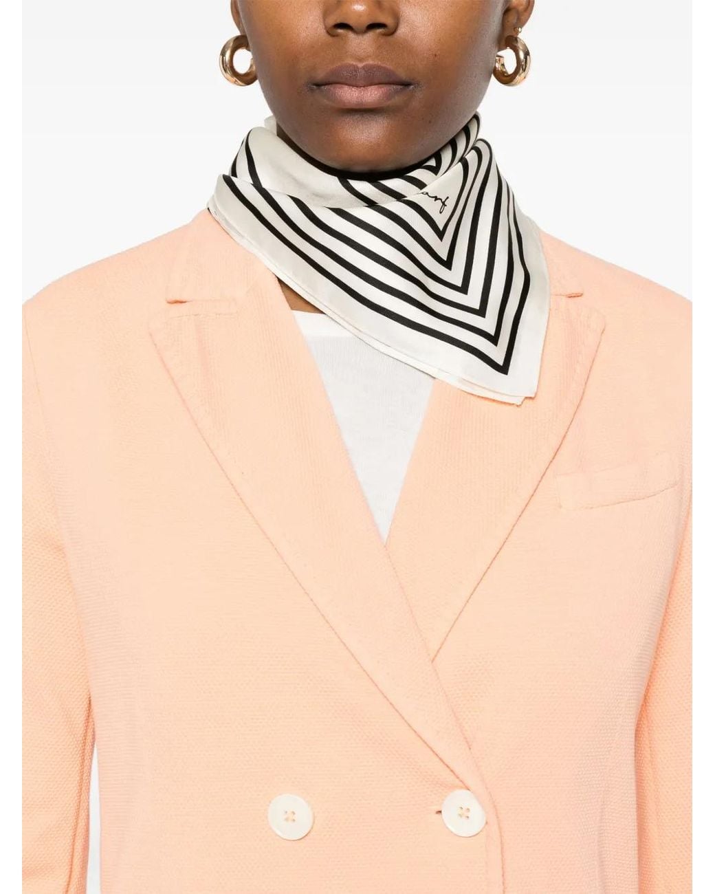 Circolo 1901 Natural Blazer À Boutonnière Croisée