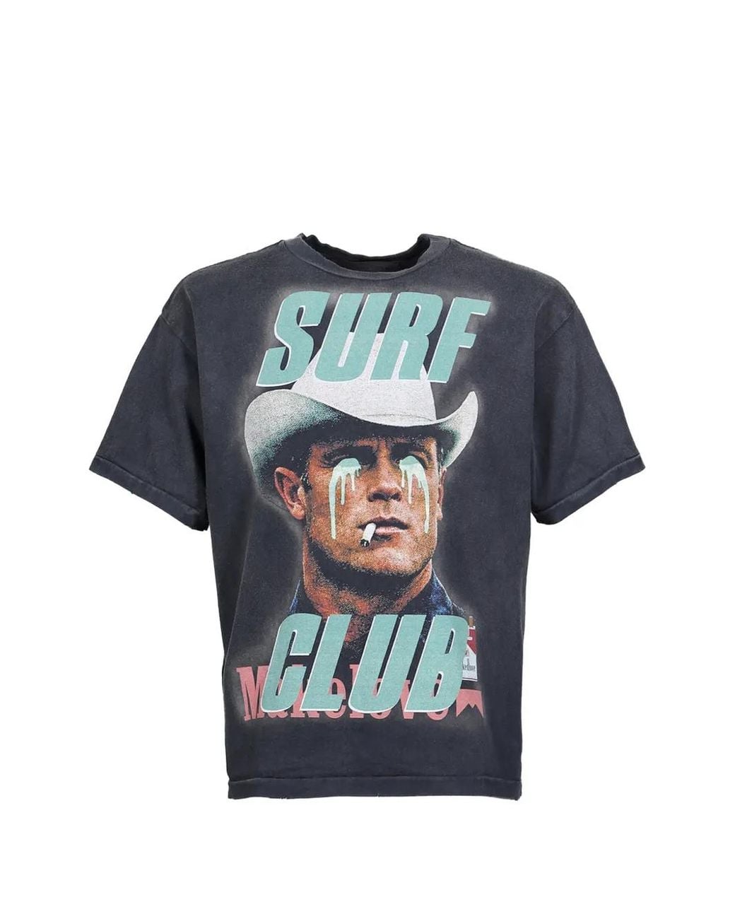 JUN/NAKAYAMA Blue Graphic-Print T-Shirt for men
