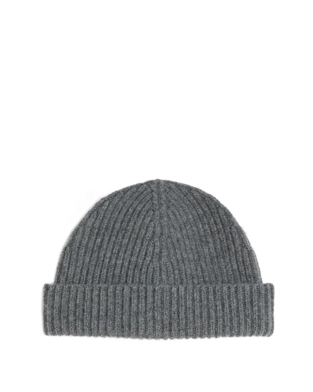 Jil Sander Gray Wool Hat
