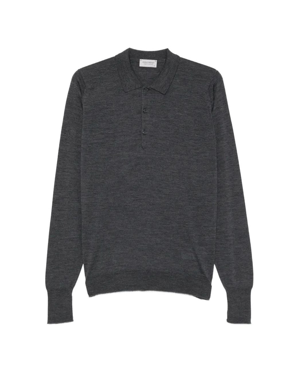 John Smedley Gray Cotswold Long-Sleeve Sweater for men