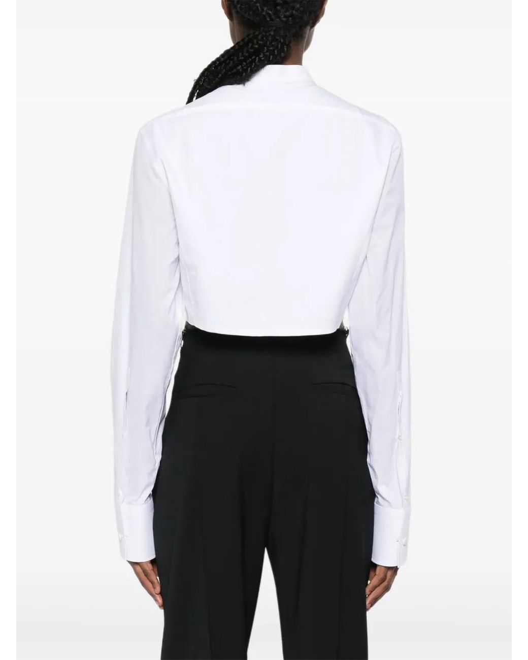 Camicia Crop di Tom Ford in White