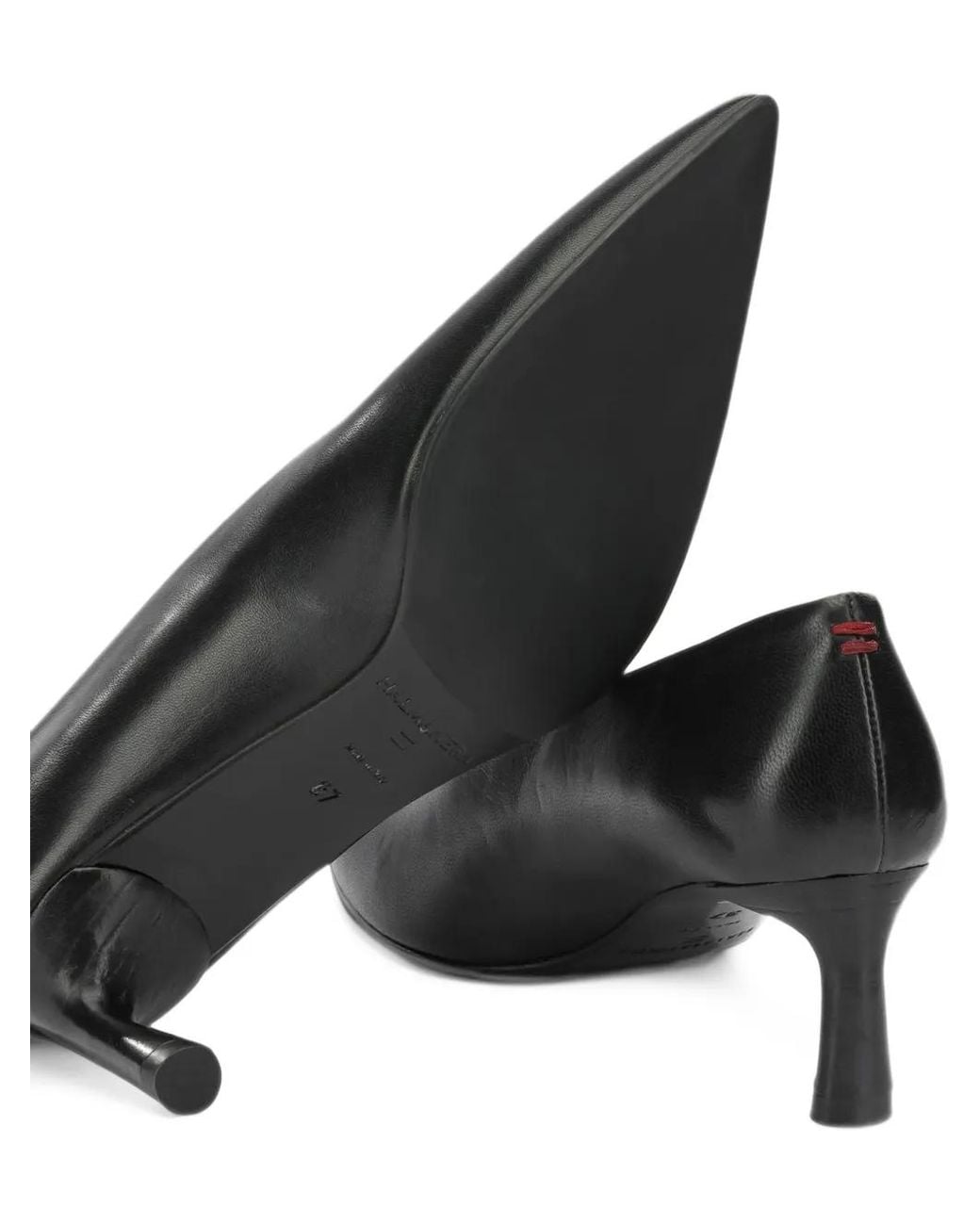 Halmanera Gray Jade Pointed-Toe Pumps
