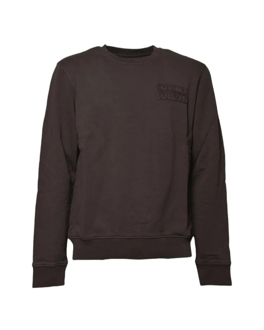 Mc2 Saint Barth Brown Logo-Embroidered Sweatshirt for men