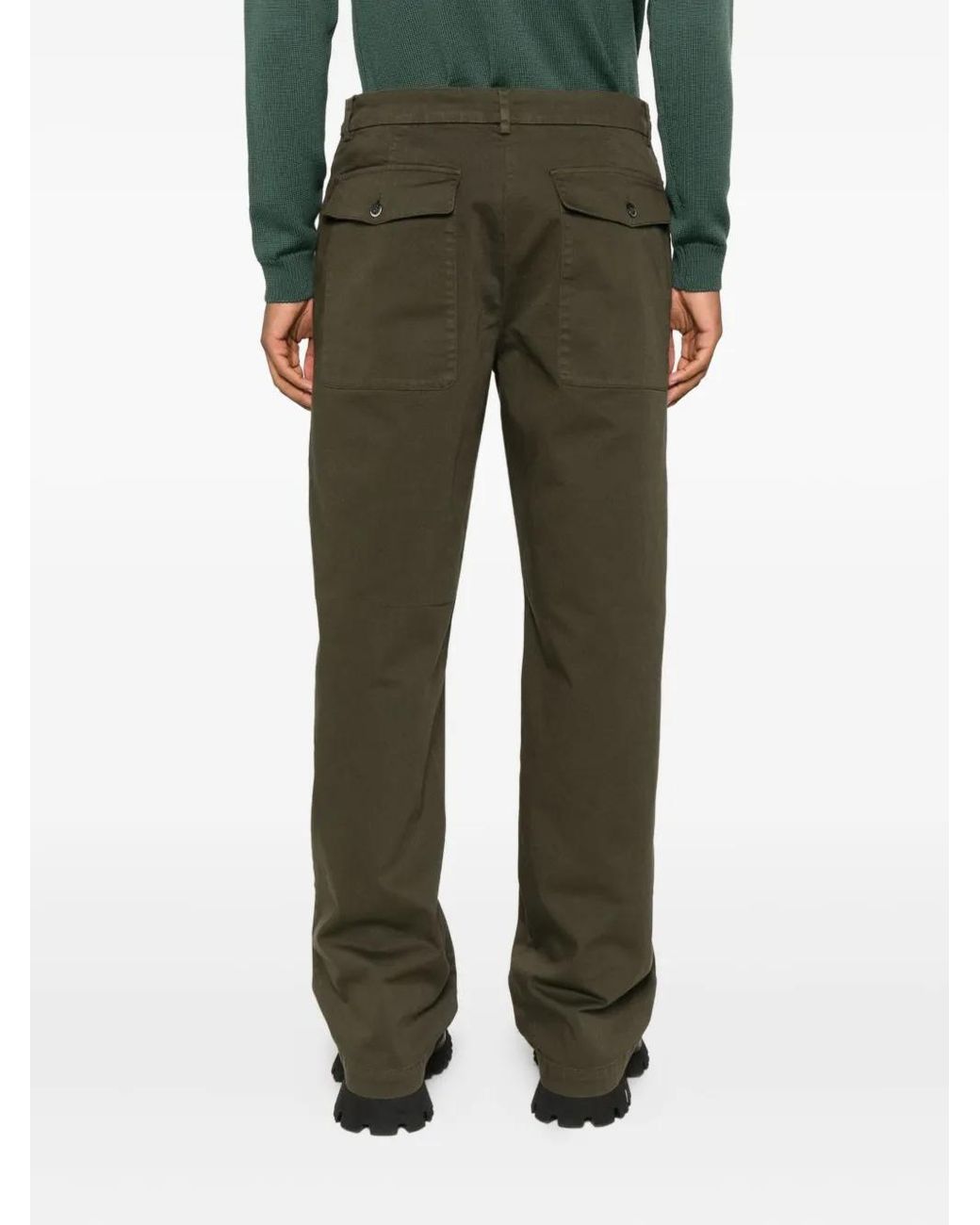 Barena Hose Mit Geknöpftem Hosenschlitz in Green für Herren