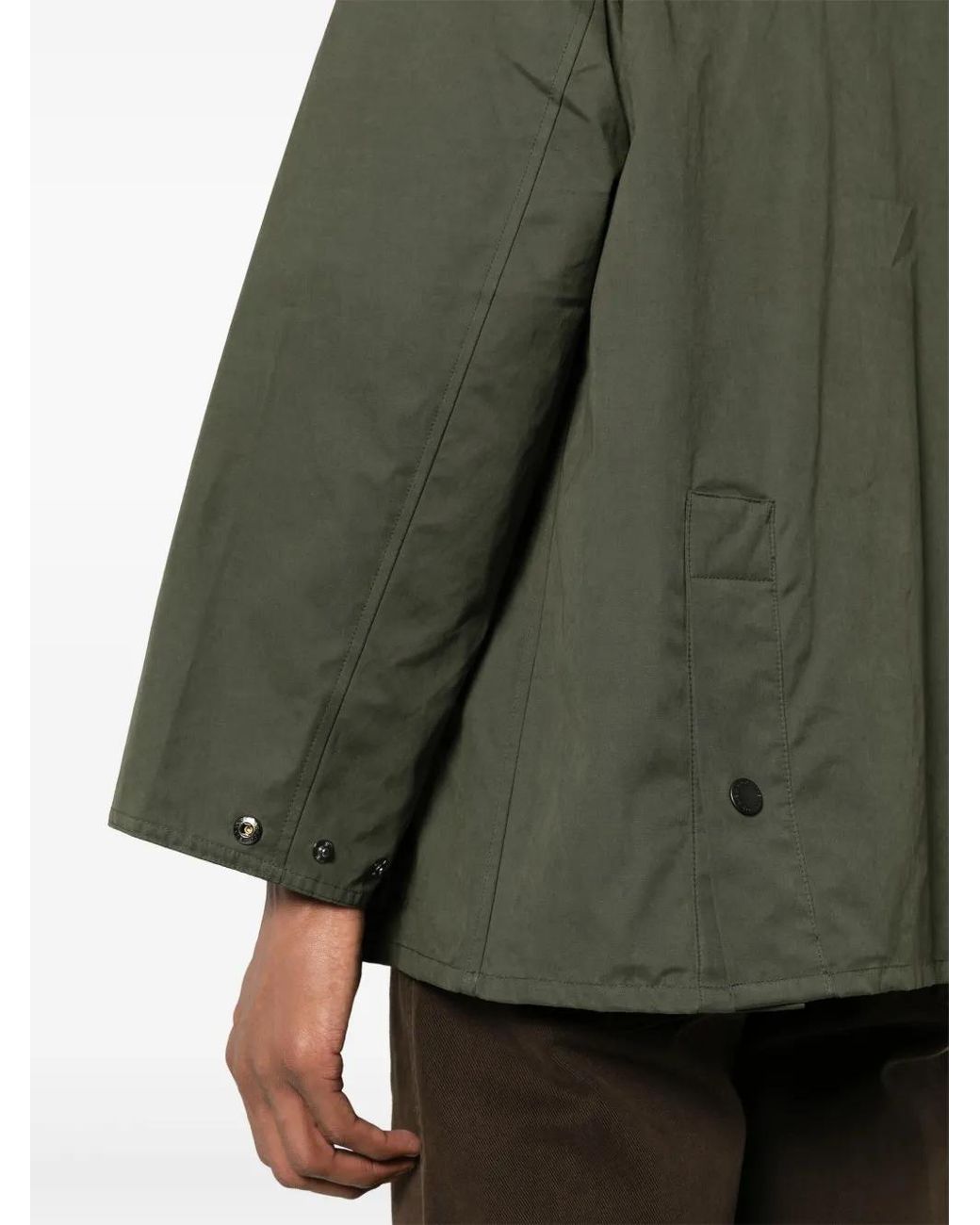 Barbour Green Os Peached Bedale Wax Jacket for men
