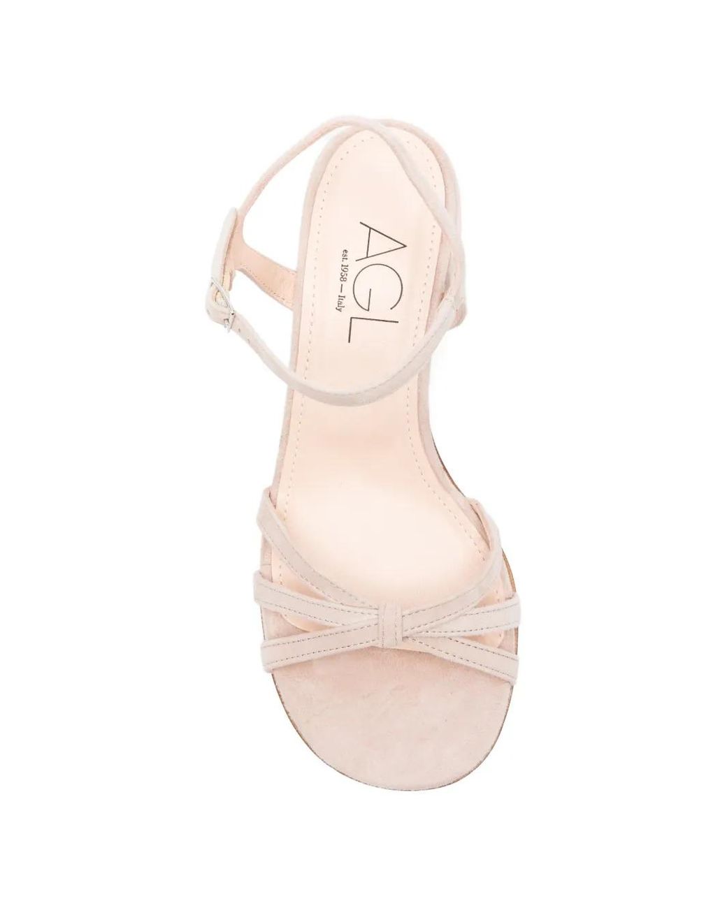 Agl Attilio Giusti Leombruni Natural Strappy Clio Sandals