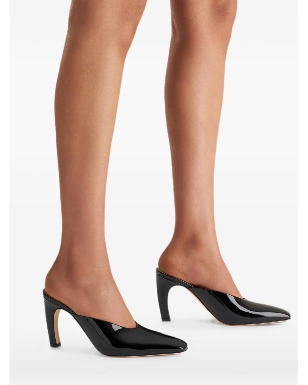 Malone Souliers Black Mules Rowe En Cuir