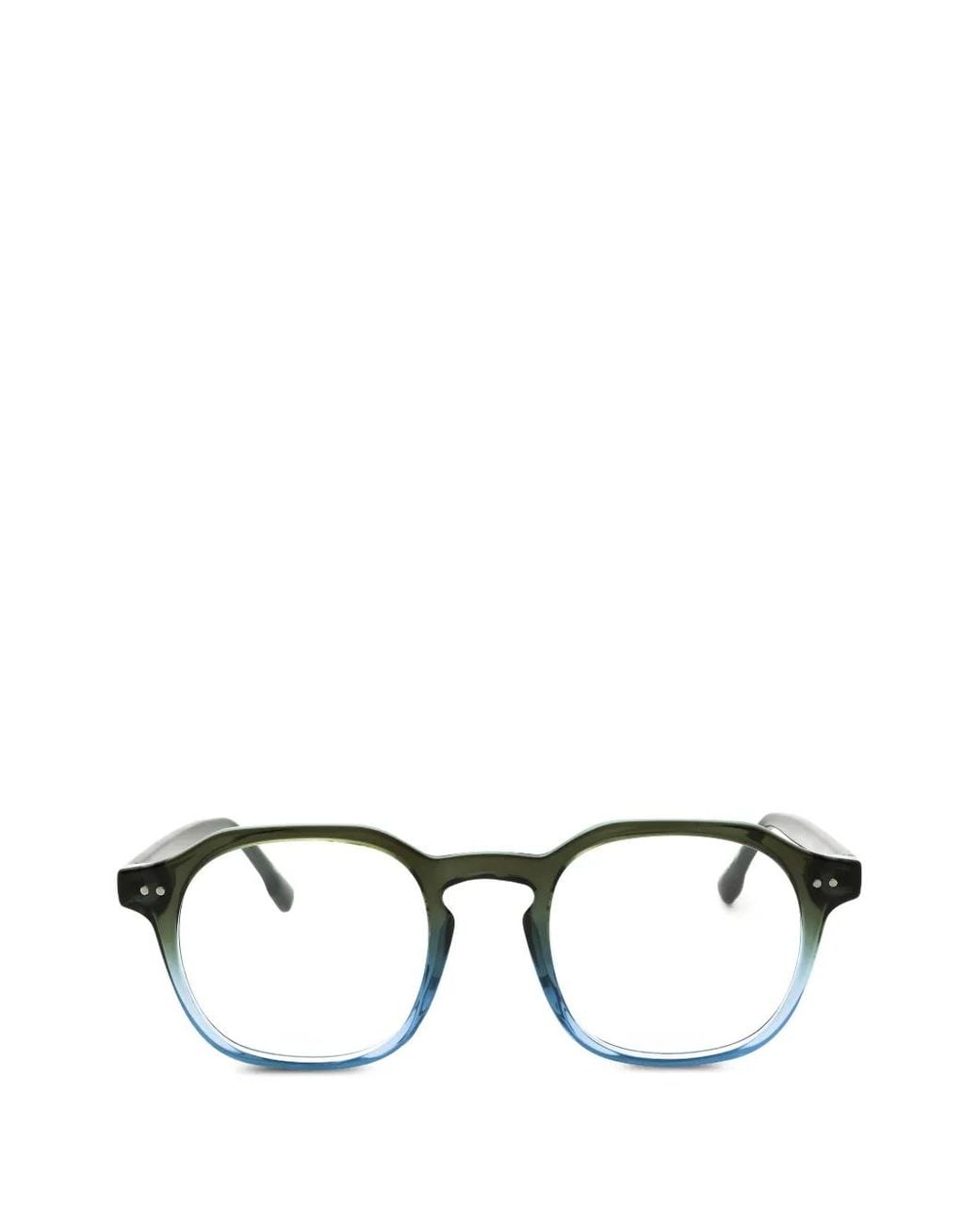 MCALLISTER Blue Square-Frame Glasses for men