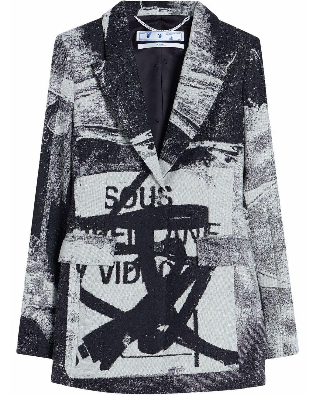 Off-White x Pablo Tomek high-waisted trousers - Black