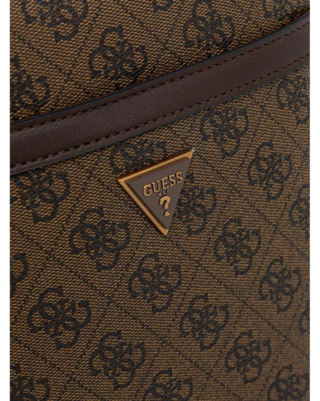 Guess Brown Milano Smart Mini Crossbody Bag for men