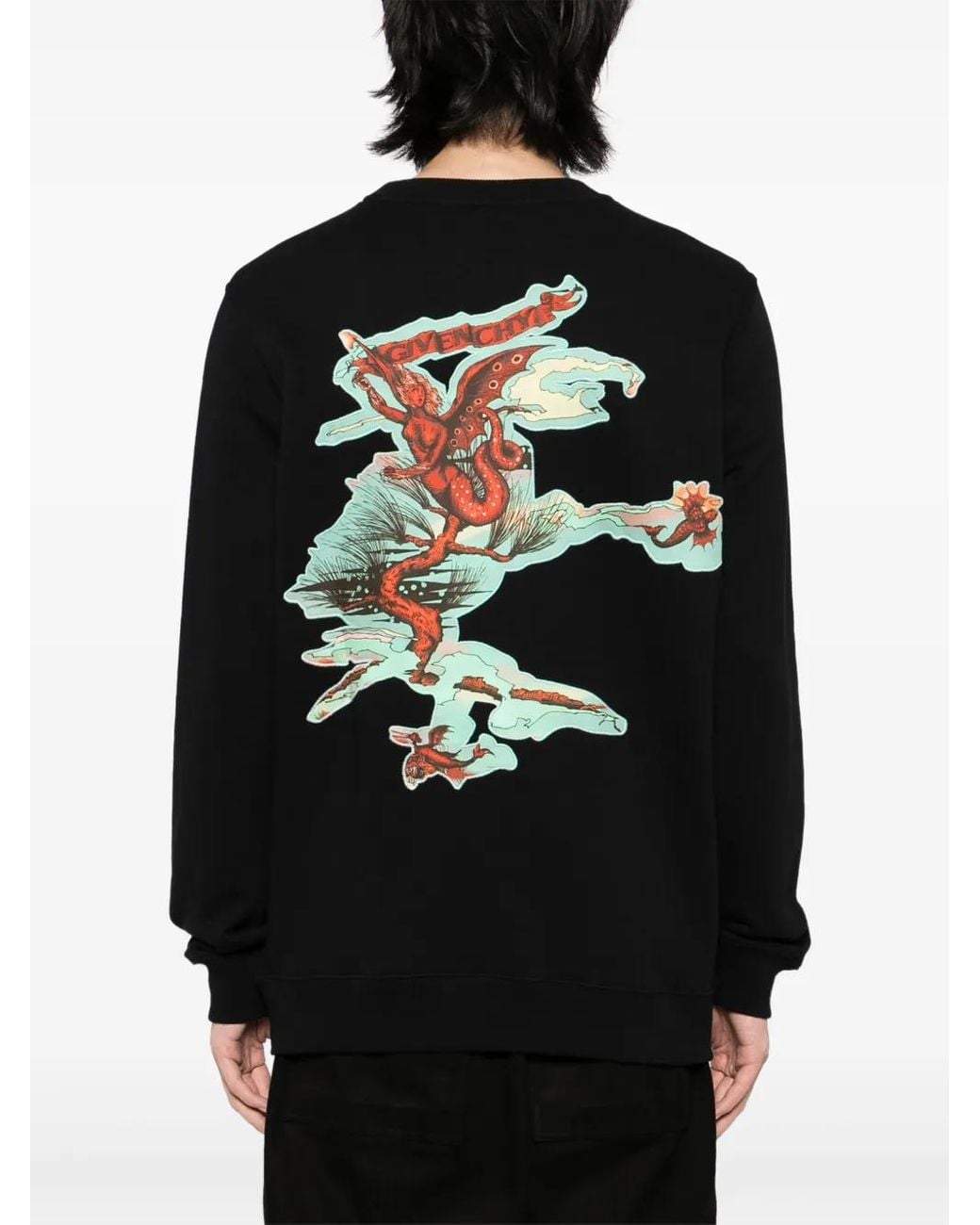 Givenchy Black Pure Cotton Sweater for men