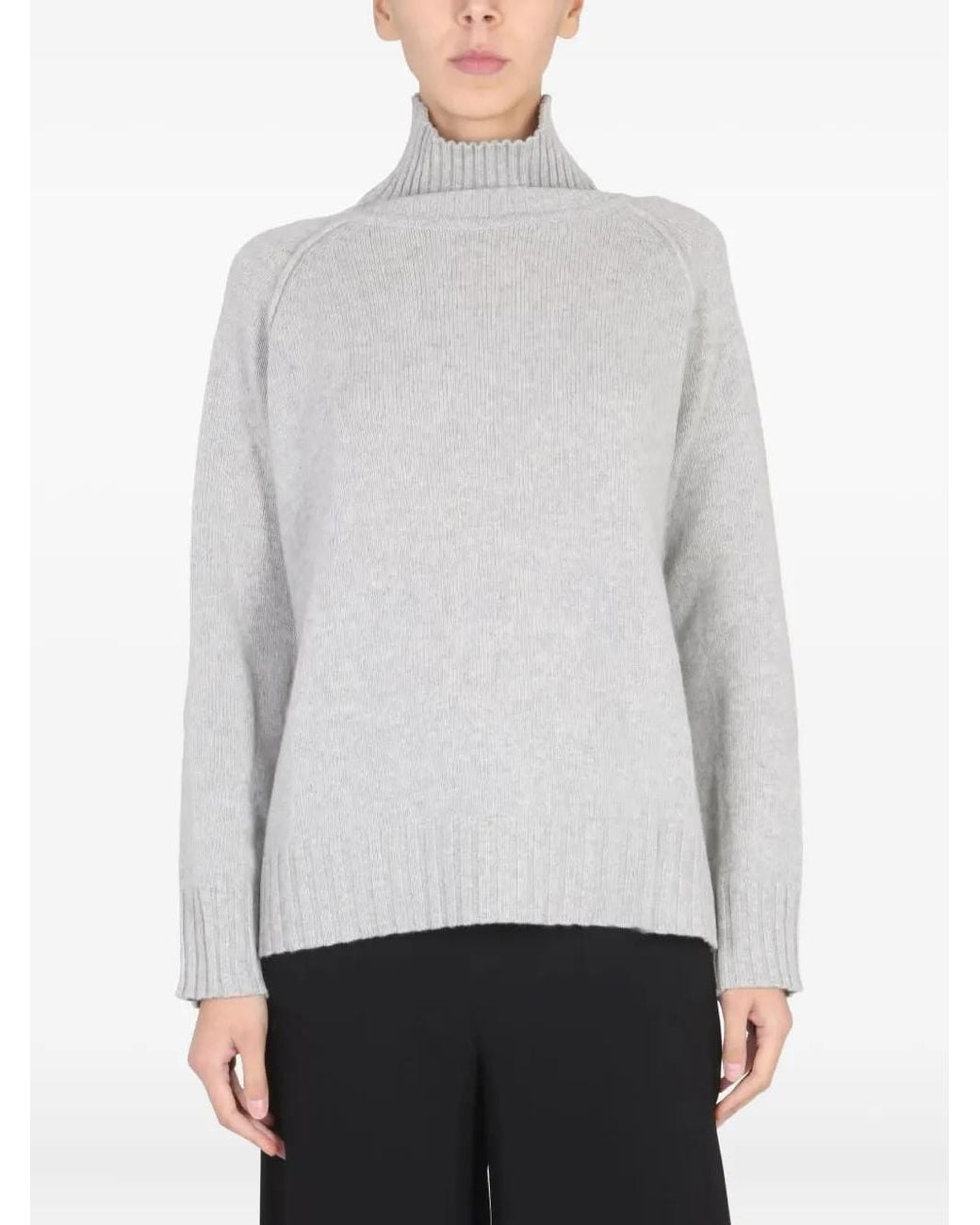 #MSM White Turtleneck Sweater