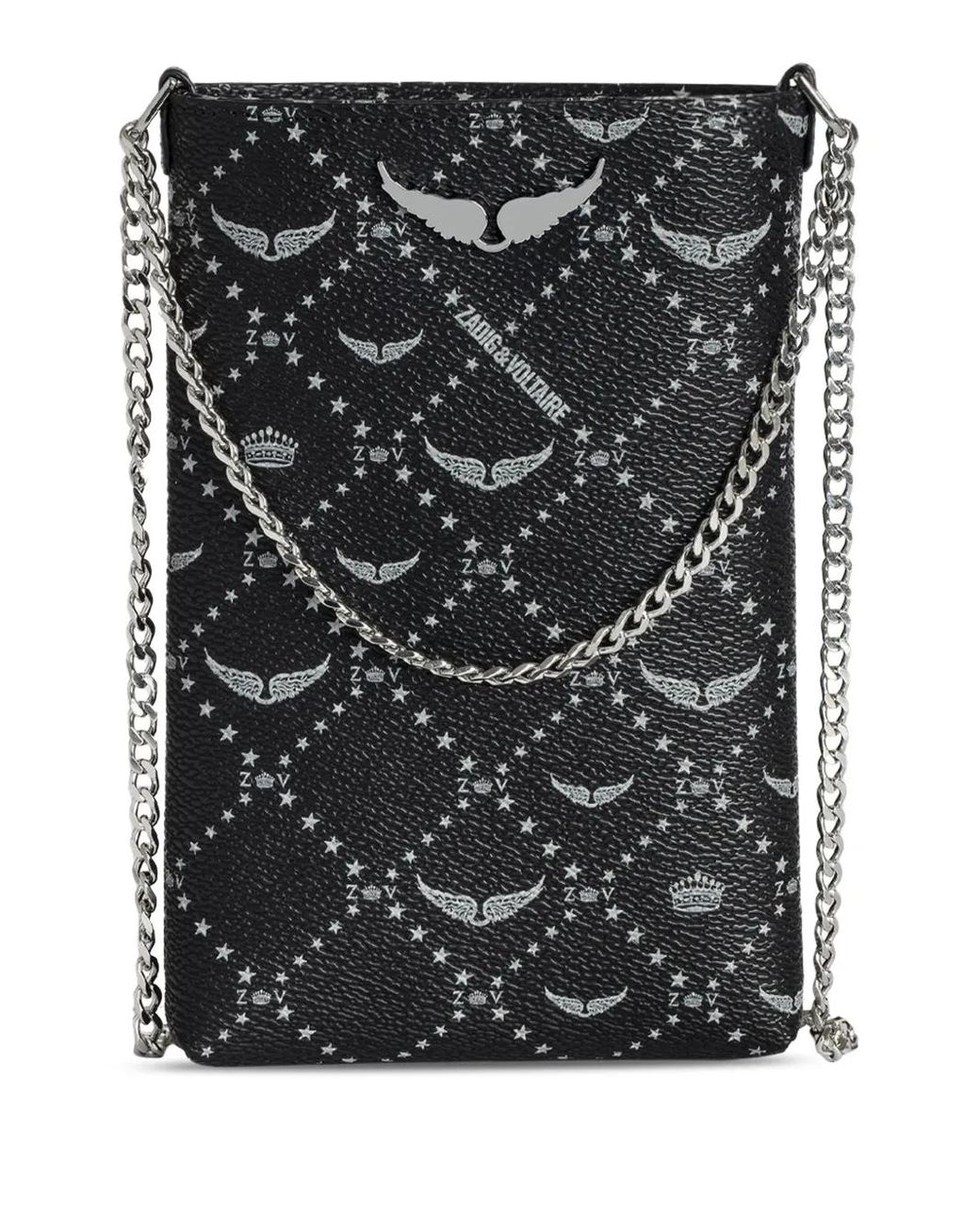Zadig & Voltaire Rock Phone Pouch in Black | Lyst