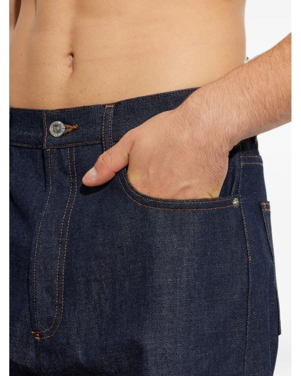 A.P.C. Blue Dude Jeans for men