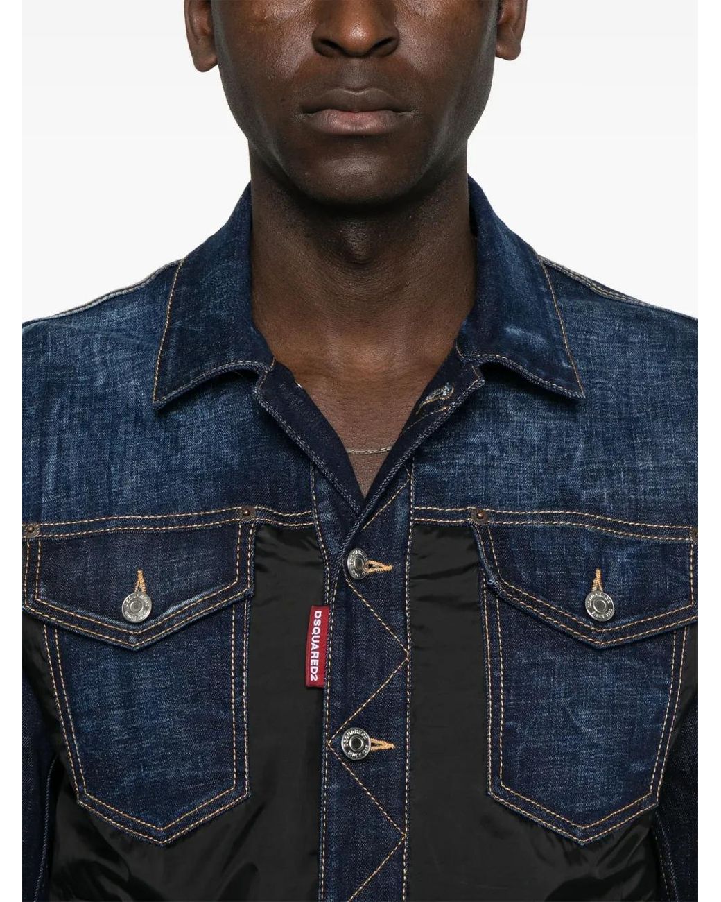 DSquared² Denim Donsjack in het Blue voor heren