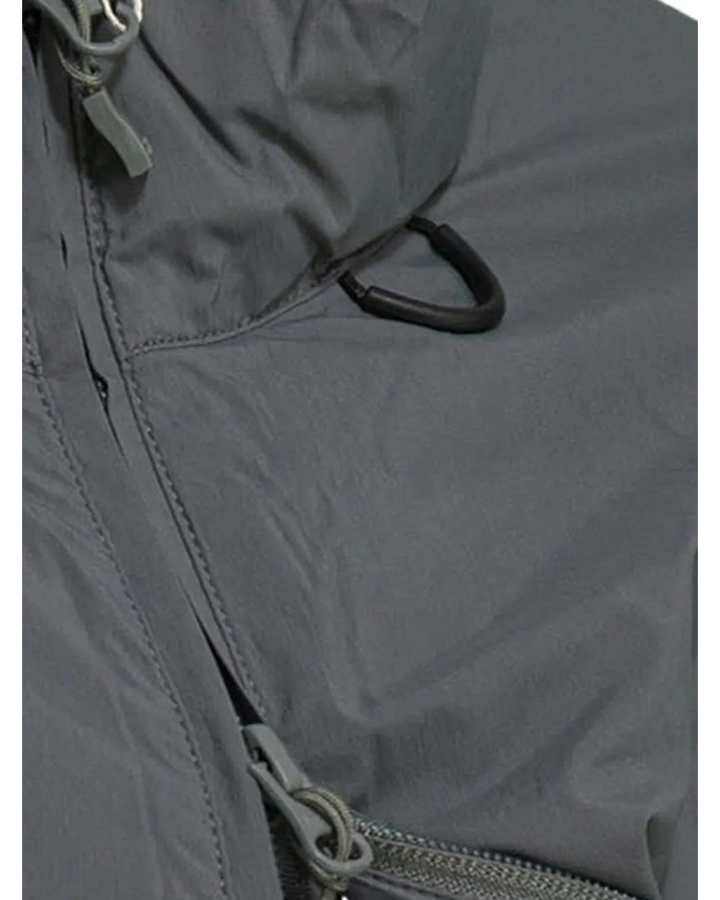 Daiwa Pier39 Gray Zip-Up Down Jacket for men