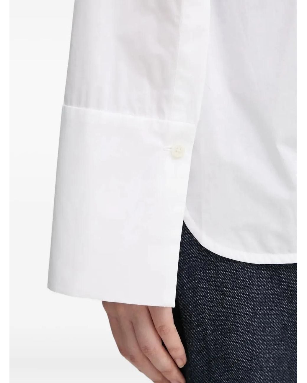 Day Birger et Mikkelsen White Button-Cuff Shirt