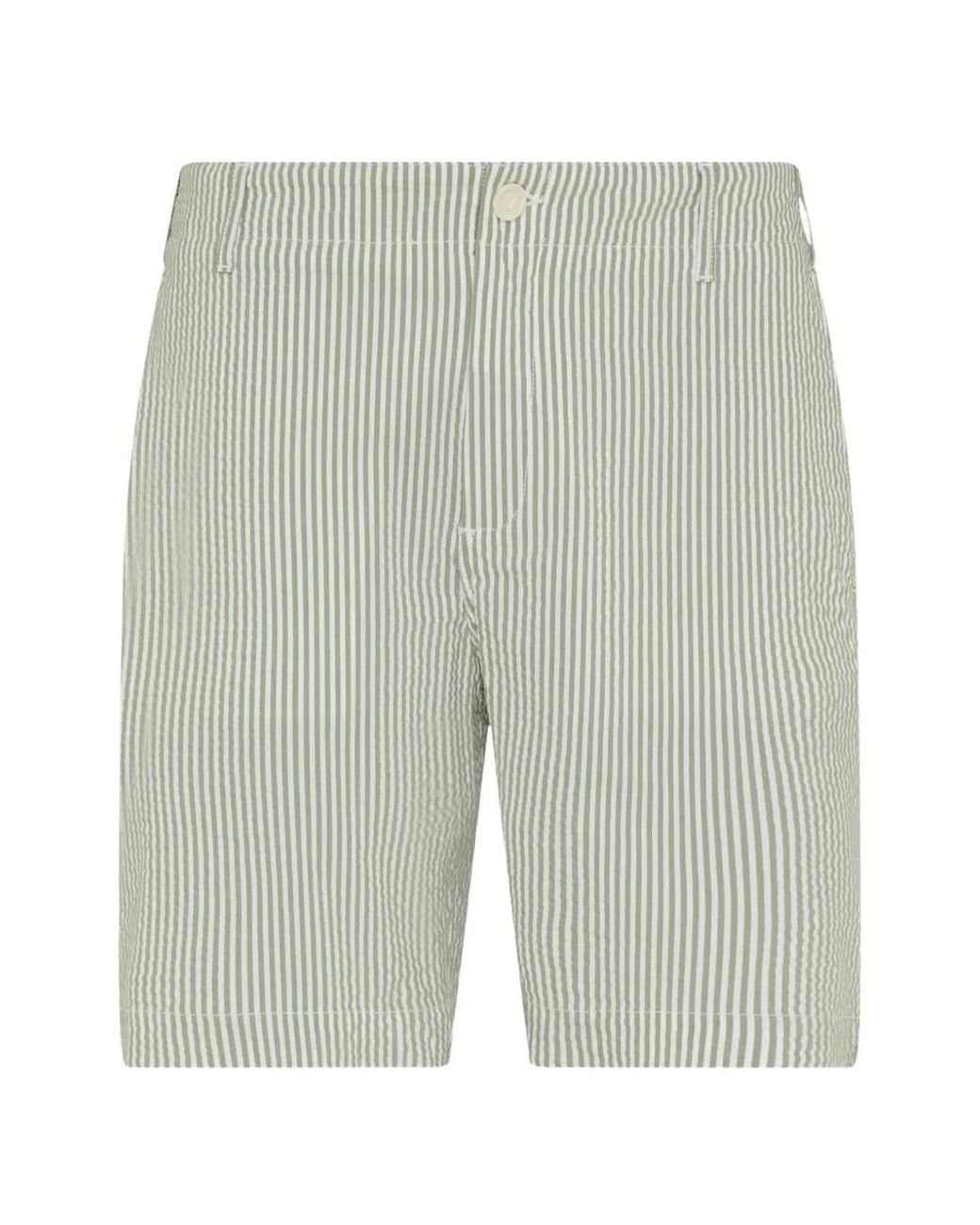 Vilebrequin Gray Stripe-Pattern Shorts for men