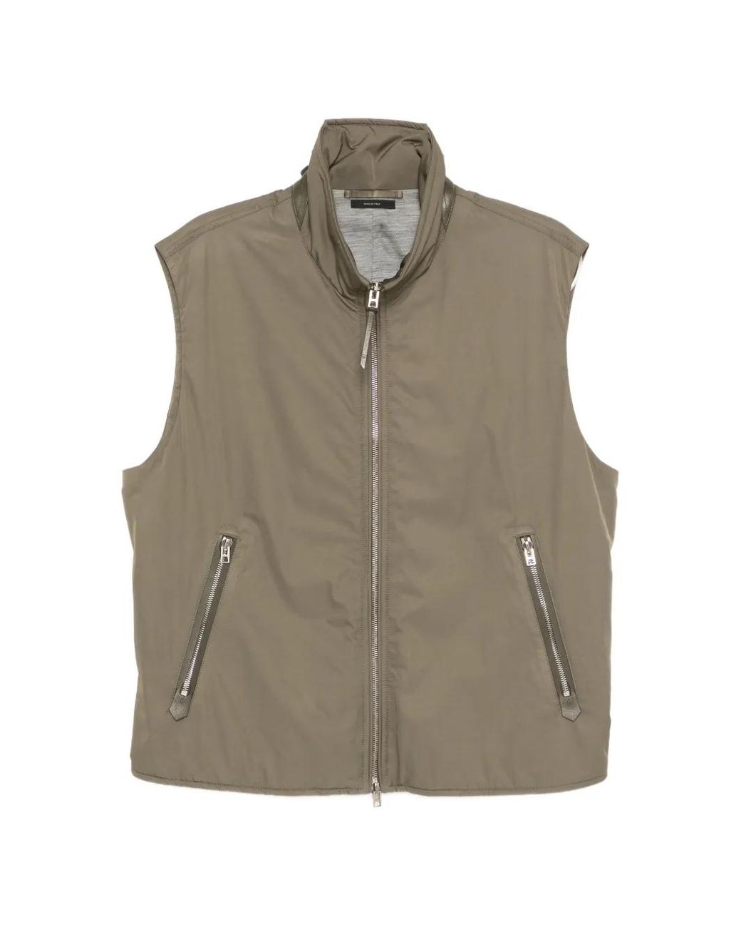 Tom Ford Green Cashmere-Lined Gilet Jacket for men