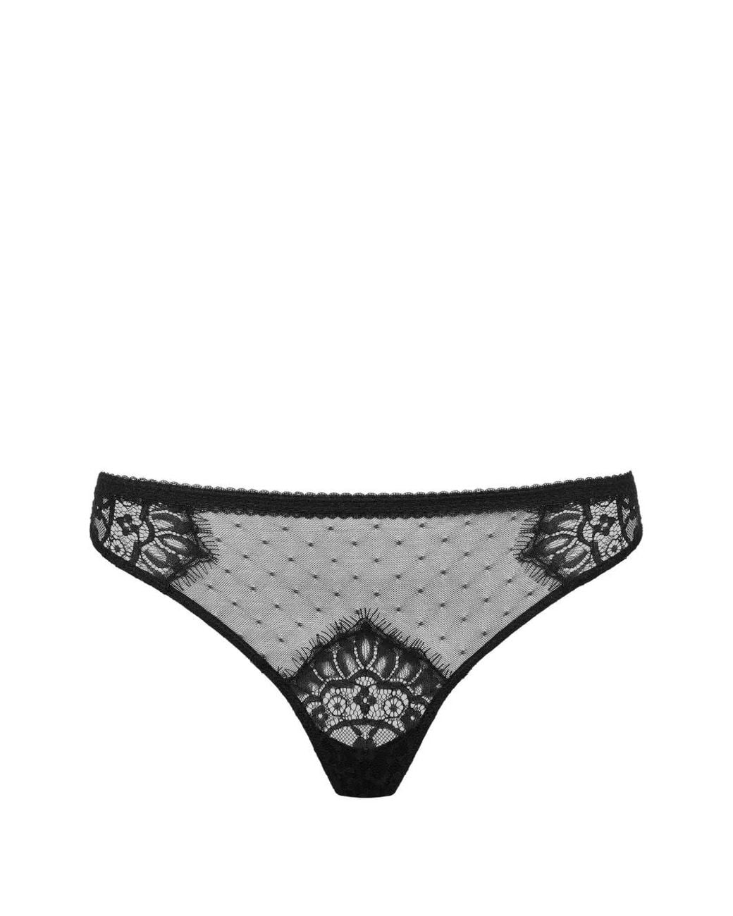 Scandale Gray Floral-Pattern Briefs