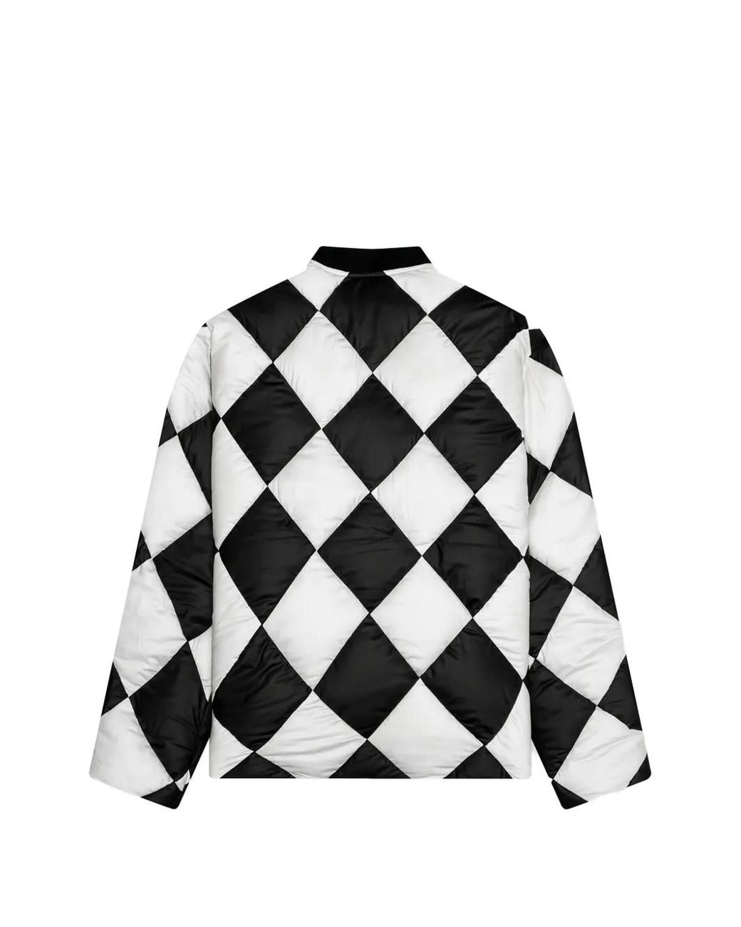 Neighborhood Black Checker Puffer Jacket for men