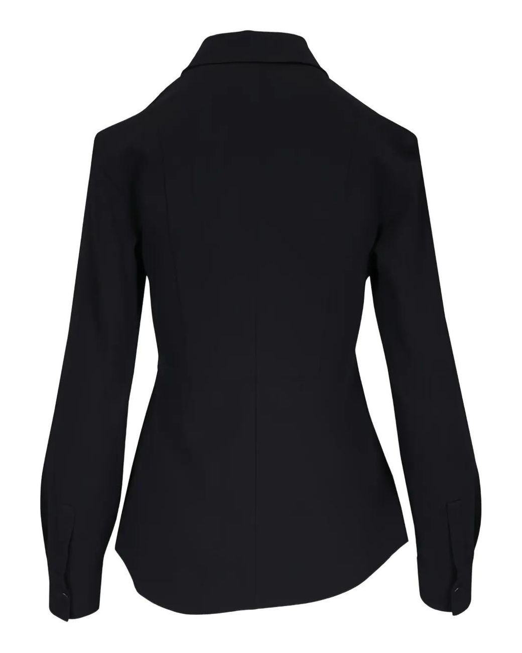 Akris Punto Black Buttoned Collared Shirt